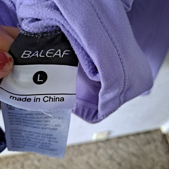 Baleaf Lavender Half Zip Up Sweatshirt - Picture 7 of 9